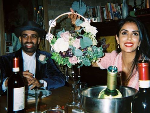Reza Dahya with his girlfriend Parveen Kaur on a date night.
